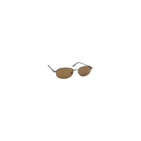 COPPERMAX Coppermax 3711GPP BRN/AMBER Logan Polarized Sunglasses - Shiny Brown - Amber Lens 3711GPP BRN/AMBER